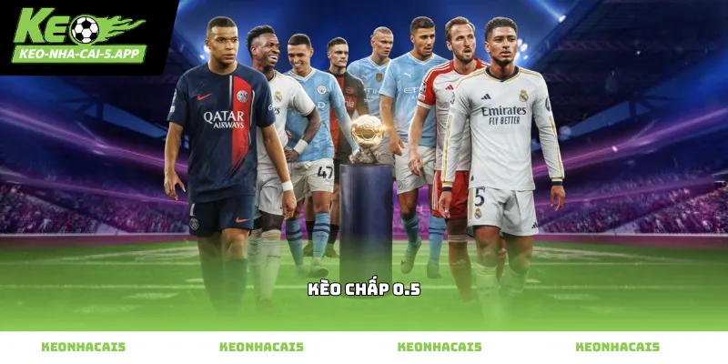 Cách đọc kèo chấp 0.5 chuẩn xác tại sân chơi bóng đá