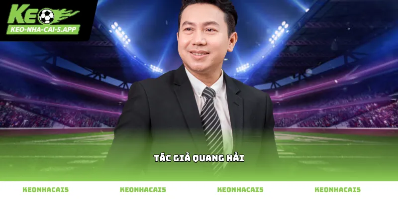 Tác giả Quang Hải đang thực hiện phân tích dữ liệu bóng đá